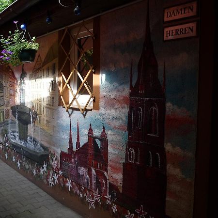 Gasthof & Pension Hause Halle  ภายนอก รูปภาพ