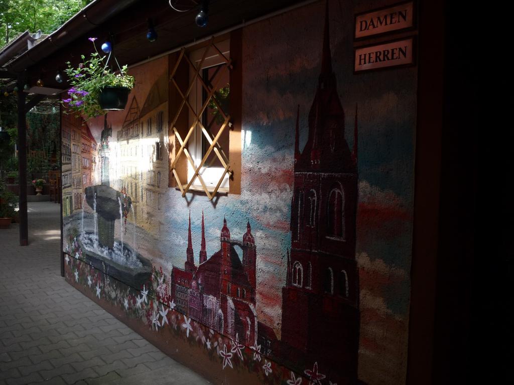 Gasthof & Pension Hause Halle  ภายนอก รูปภาพ
